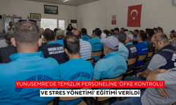 Yunusemre’de temizlik personeline ’Öfke kontrolü ve stres yönetimi’ eğitimi verildi