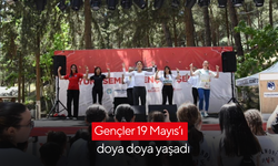 Manisa’da gençler 19 Mayıs’ı doya doya yaşadı