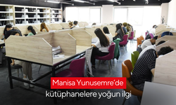 Manisa Yunusemre’de kütüphanelere yoğun ilgi
