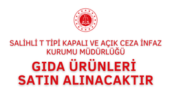 GIDA ÜRÜNLERİ SATIN ALINACAKTIR