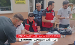 Manisa’da Unlubit zararlısına karşı feromon tuzakları dağıtıldı