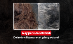 20 yıl hapis cezasıyla aranan firari, perukla yakalandı