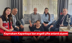 Kaymakam Kapankaya’dan gönüllere dokunan ziyaret