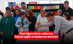 Velilere Fiziksel Sağlık ve Beslenme Semineri Verildi