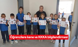 Okullarda Kene ve KKKA Bilgilendirmesi Yapıldı