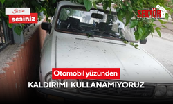‘Otomobil yüzünden kaldırımı kullanamıyoruz’
