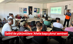 Salihli’de yükümlülere ‘Afetle başa çıkma’ semineri