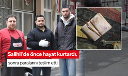 Salihli’de küle dönen evde bulduğu parayı ev sahibine teslim etti