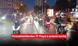 Motosikletlilerden 19 Mayıs’a anlamlı kortej