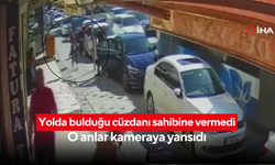 Düşen cüzdanın sahibini aramak yerine cebine attı gitti! Güvenlik kamerası her şeyi kaydetti