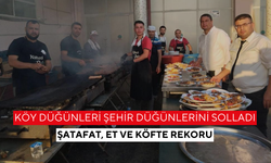 Köy düğünleri şehir düğünlerini solladı... Şatafat, et ve köfte rekoru