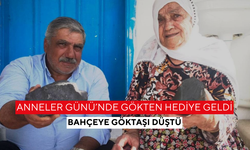 Gökten taş yağdı... 85 yaşındaki kadının bahçesine anneler günü hediyesi göktaşı düştü!