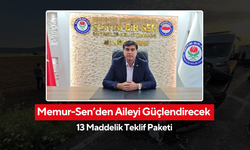 Memur-Sen’den aileyi güçlendirecek 13 maddelik teklif paketi