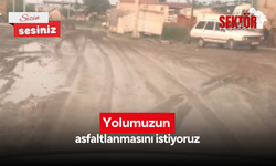 Yolumuzun asfaltlanmasını istiyoruz