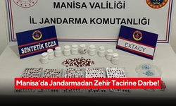 Manisa'da, bin 216 sentetik hapla yakalandı, tutuklanarak cezaevine gönderildi