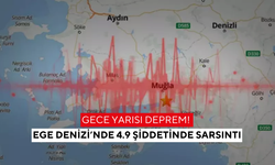 Ege Denizi'nde Korkutan Gece! 4.9 Büyüklüğünde Deprem