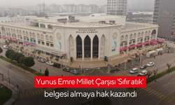 Yunus Emre Millet Çarşısı 'Sıfır atık' belgesi almaya hak kazandı