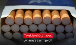 Tiryakilere kötü haber, Sigaraya zam geldi!