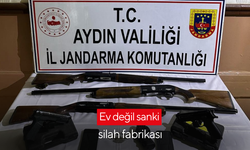 Ev değil sanki silah fabrikası