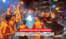 Galatasaray taraftarları, Salihli’de sokaklara döküldü