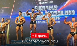Akhisar’da lakabı ‘Demir Adam’ ! Milli sporcu Avrupa Şampiyonu oldu