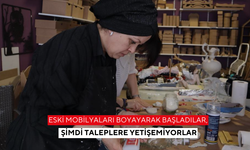 Eski mobilyaları boyayarak başladılar, şimdi taleplere yetişemiyorlar