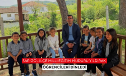 Sarıgöl İlçe Milli Eğitim Müdürü Yıldırak öğrencileri dinledi