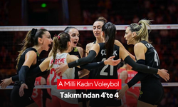 A Milli Kadın Voleybol Takımı'ndan 4'te 4