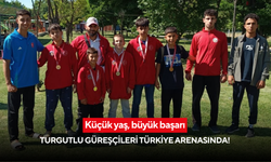 Küçük yaş, büyük başarı: Turgutlu güreşçileri Türkiye arenasında!