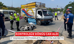 Kontrolsüz dönüş can aldı: 17 yaşındaki motosikletli hayatını kaybetti