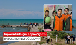 Rip akıntısı küçük Toprak’ı yuttu: Baba kurtarıldı, oğul kayıp
