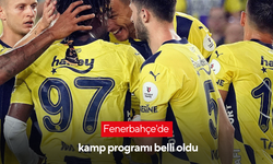 Fenerbahçe'de kamp programı belli oldu
