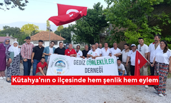 Kütahya'nın o ilçesinde hem şenlik hem eylem