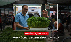 Manisalı çiftçilere 40 bin ücretsiz sebze fidesi dağıtıldı