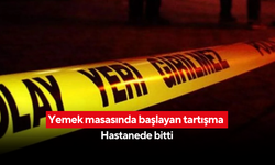 Sarıgöl'de masada başlayan tartışma kanlı bitti! 1 kişi ağır yaralandı...