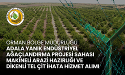 SALİHLİ ORMAN İŞLETME MÜDÜRLÜĞÜ AĞAÇLANDIRMA VE TOPRAK MUHAFAZA ŞEFLİĞİ 2025 YILI ADALA YANIK ENDÜSTRİYEL AĞAÇLANDIRMA PROJESİ SAHASI MAKİNELİ ARAZİ HAZIRLIĞI VE DİKENLİ TEL ÇİT İHATA HİZMET ALIMI İŞİ