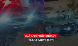 Salihli’de ‘dur’ ihtarına uymadı, kaçtı, yakalandı, plaka sahte çıktı
