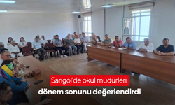 Sarıgöl’de okul müdürleri dönem sonunu değerlendirdi