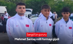 Sarıgöl’ün gururu Mehmet Sarıtaş milli formayı giydi