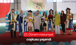 23. Dönem mezuniyet coşkusu yaşandı