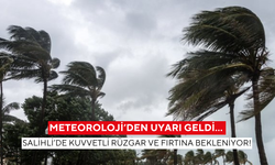 Meteoroloji’den uyarı geldi… Salihli’de kuvvetli rüzgar ve fırtına bekleniyor!
