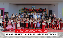Turgutlu Çocuk Kültür Sanat Merkezinde mezuniyet heyecanı
