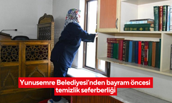Yunusemre'de bayram temizliği! Camiler Kurban Bayramı’na hazır