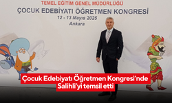 Çocuk Edebiyatı Öğretmen Kongresi’nde Salihli’yi temsil etti