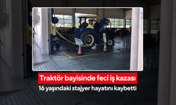 Traktör Bayisinde Feci İş Kazası! Boynunu traktör ile römork arasında sıkıştırdı | Genç stajyer hayatını kaybetti