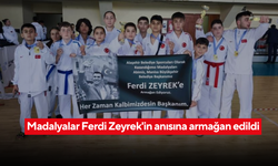 Madalya yağmuru ve vefa! Alaşehirli sporculardan Ferdi Zeyrek’e anlamlı armağan