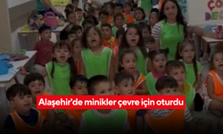 Miniklerden büyük mesaj... 'Çevreni koru, geleceğini kurtar!'