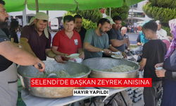 Selendi’de Başkan Zeyrek anısına hayır yapıldı