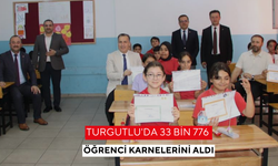 Turgutlu'da 33 bin 776 öğrenci karnelerini aldı