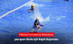 Manisa Yunusemre Belediyesi yaz spor okulu için kayıt duyurusu